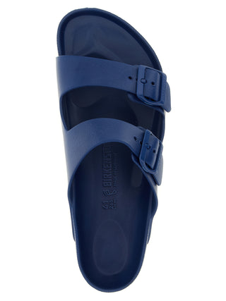 Blue Polyethylene Flat Sandals