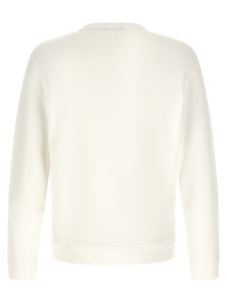 White Cotton Sweatshirt