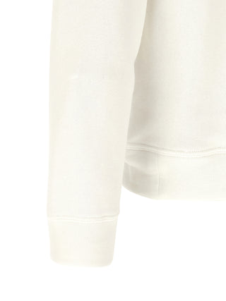 White Cotton Sweatshirt