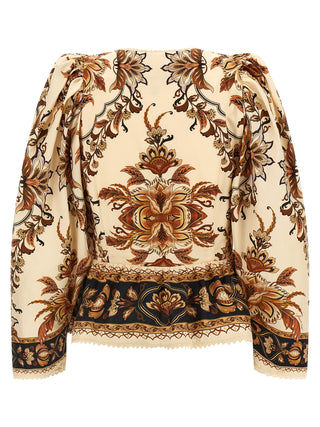Beige Cotton Blouse