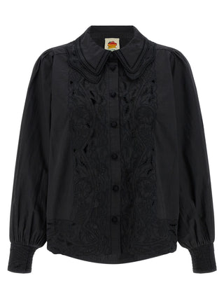 Black Cotton Blouse