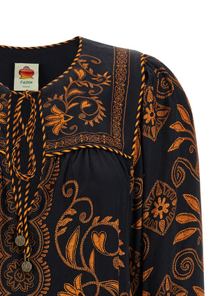 Multicolor Viscose Blouse