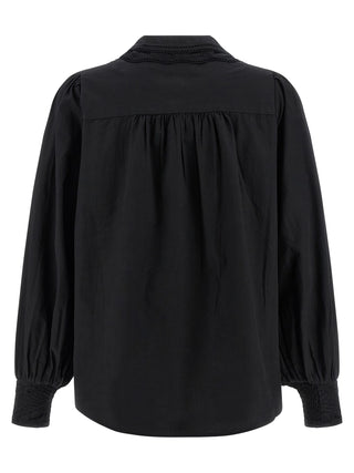 Black Cotton Blouse