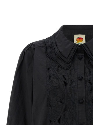 Black Cotton Blouse