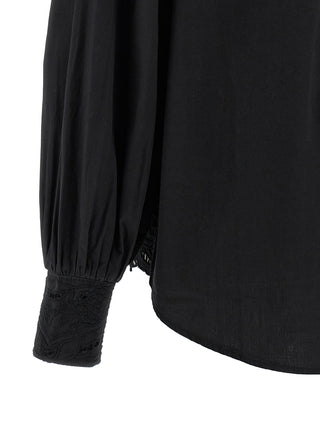 Black Cotton Blouse
