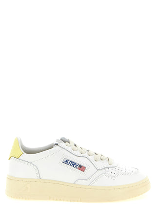 Bicolor Cowhide Low Top Sneakers