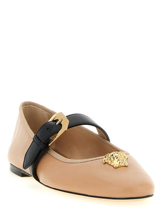 Multicolor Lamb Leather Ballet Flats