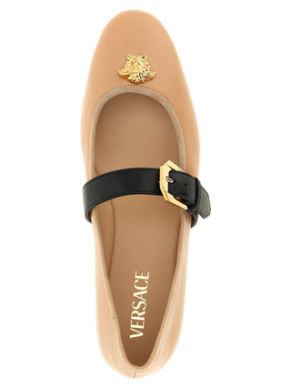 Multicolor Lamb Leather Ballet Flats