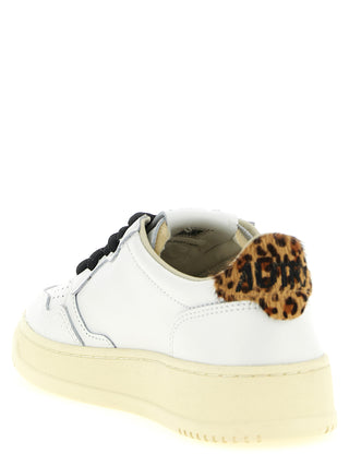 Brown Cowhide Low Top Sneakers
