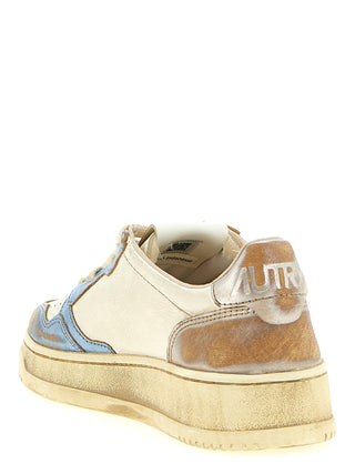 Multicolor Bull Skin Low Top Sneakers