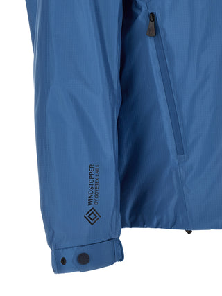 Chaqueta shell de poliamida azul