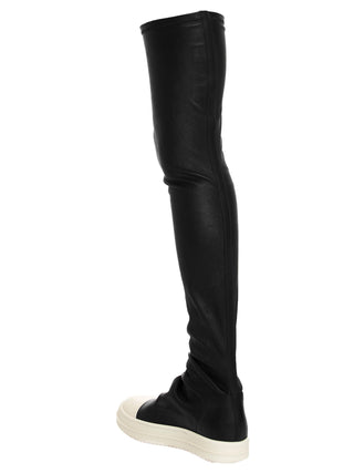 Bicolor Cotton Over The Knee