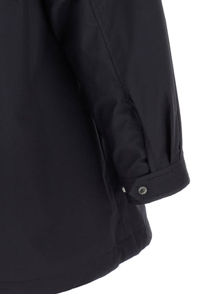 Blue Nylon Shell Jacket