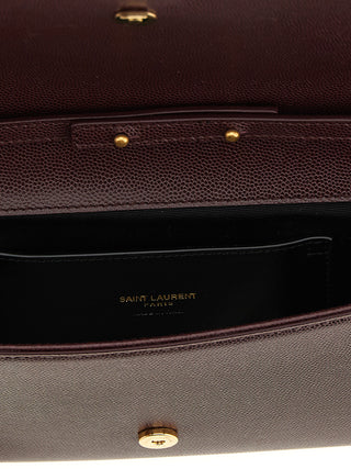 Bordeaux Calfskin Clutch Bag