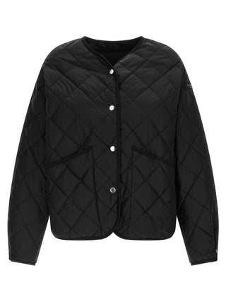 Black Nylon Bomber
