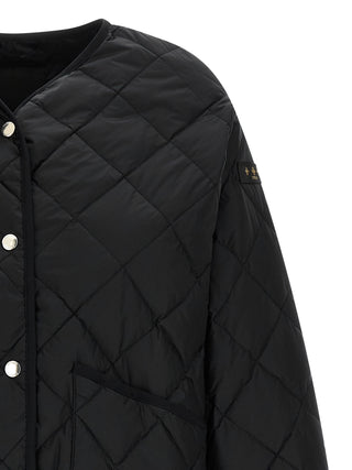 Black Nylon Bomber