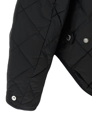 Black Nylon Bomber