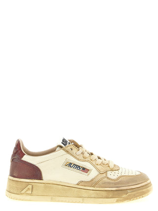 Multicolor Cowhide Low Top Sneakers
