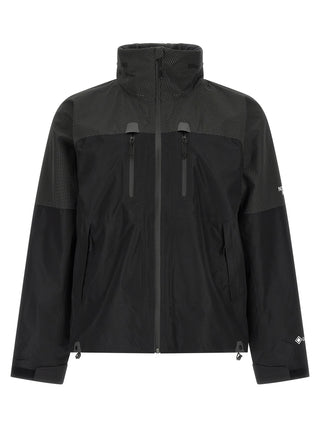 Black Polyester Shell Jacket