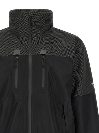 Black Polyester Shell Jacket