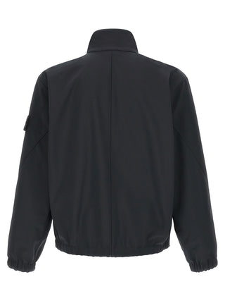 Blue Polyester Shell Jacket