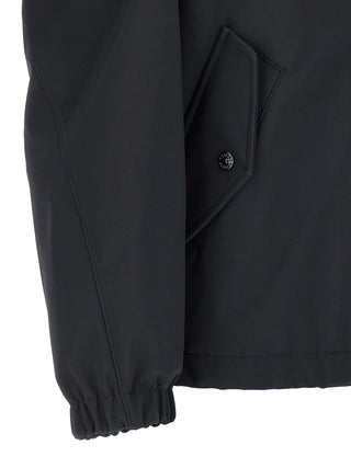 Blue Polyester Shell Jacket