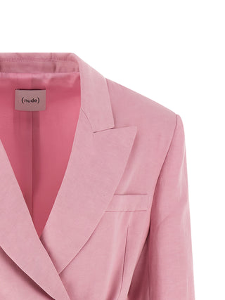 Multicolor Linen Blazer