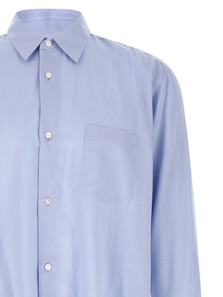 Blusa de algodón azul