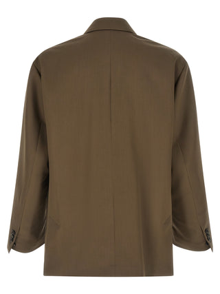 Bicolor Wool Blazer