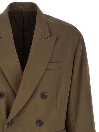 Bicolor Wool Blazer