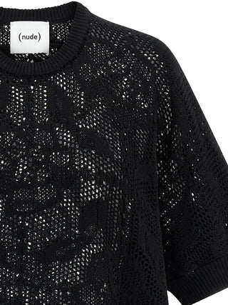 Black Cotton Cardigan