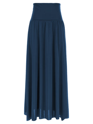 Bicolor Polyamide Long Dress