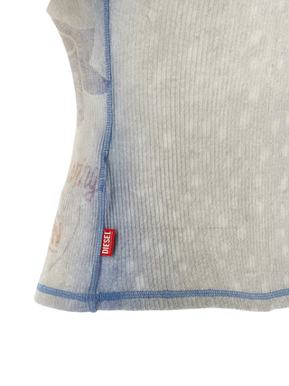 Blue Cotton T-Shirt