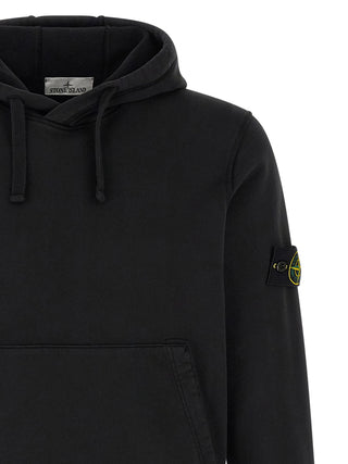 Black Cotton Sweatshirt