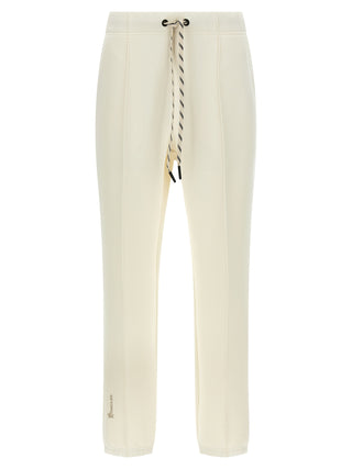 Pantalones deportivos blancos de poliéster (pantalones de entrenamiento)
