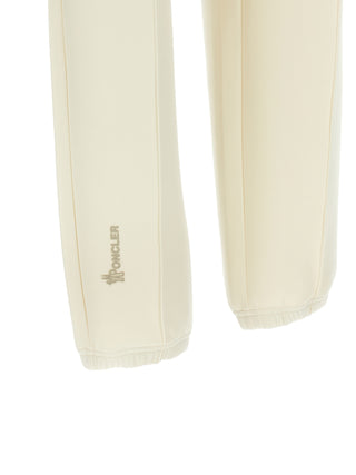White Polyester Joggers (Workout Pants)
