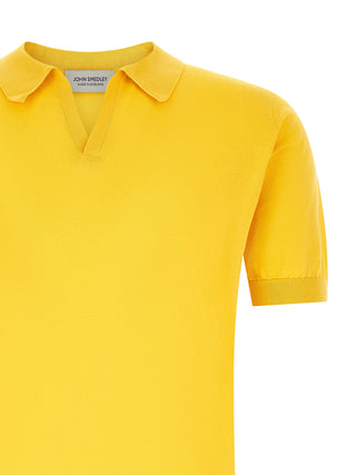 Polo bicolor de algodón