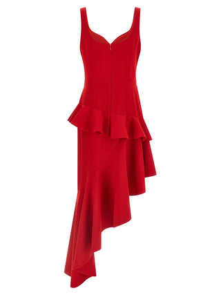 Multicolor Polyester Midi Dress