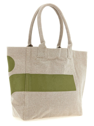 Bicolor Cotton Tote Bag