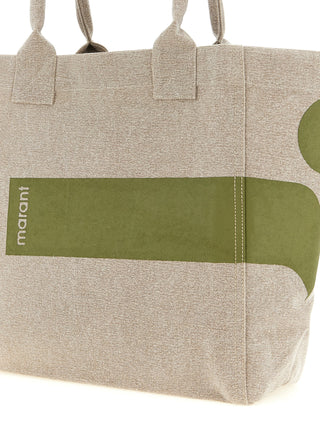 Bicolor Cotton Tote Bag