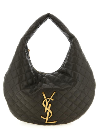Brown Lamb Leather Shoulder Bag