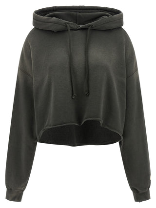 Gray Cotton Hoodie