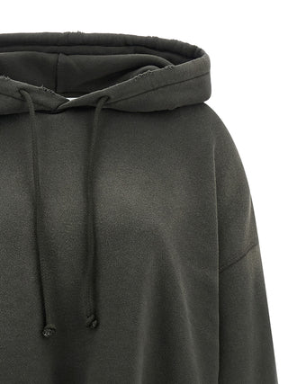 Gray Cotton Hoodie