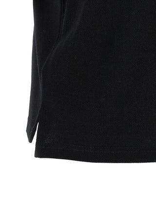 Black Cotton Polo Shirt
