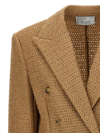 Beige Polyamide Blazer