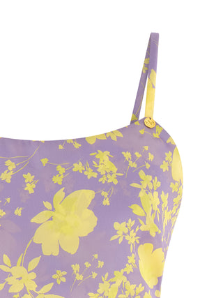Purple Recycled Polyester Tank Tops