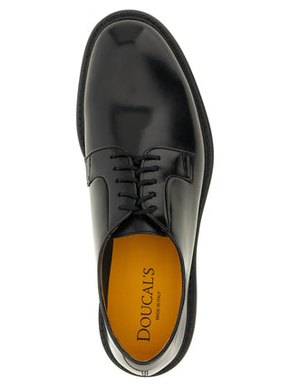 Black Calfskin Oxfords And Derbies