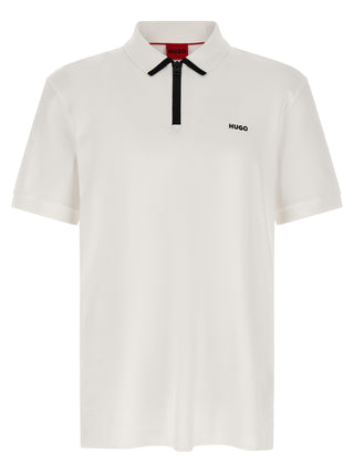 White Cotton Polo Shirt