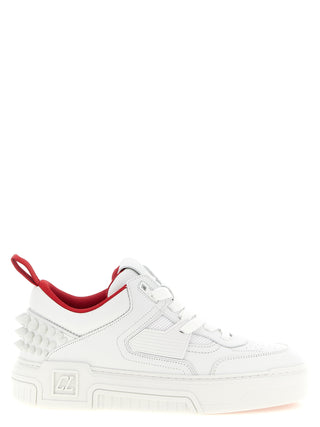 White Calfskin Athletic Sneakers