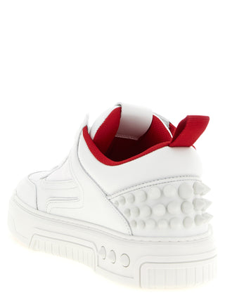 White Calfskin Athletic Sneakers
